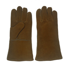 Золотисто-коричневые тяжелые сварочные перчатки с Ce En12477